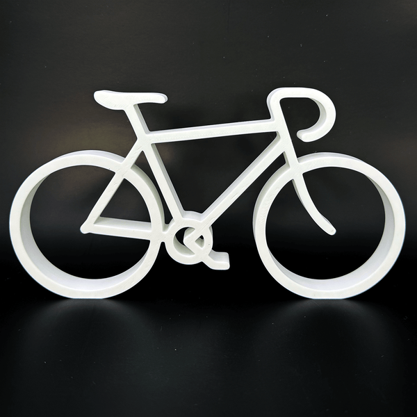 Modern Wielrenfiets decoratie - 3dbende