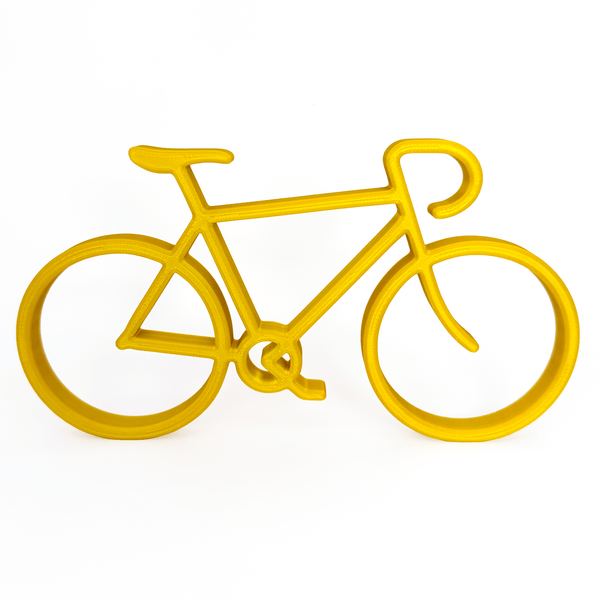 Modern Wielrenfiets decoratie - 3dbende