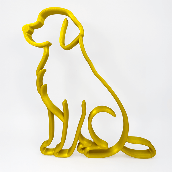 Moderne Golden Retriever decoratie - 3dbende