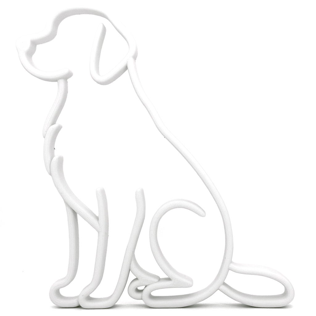 Moderne Golden Retriever decoratie - 3dbende