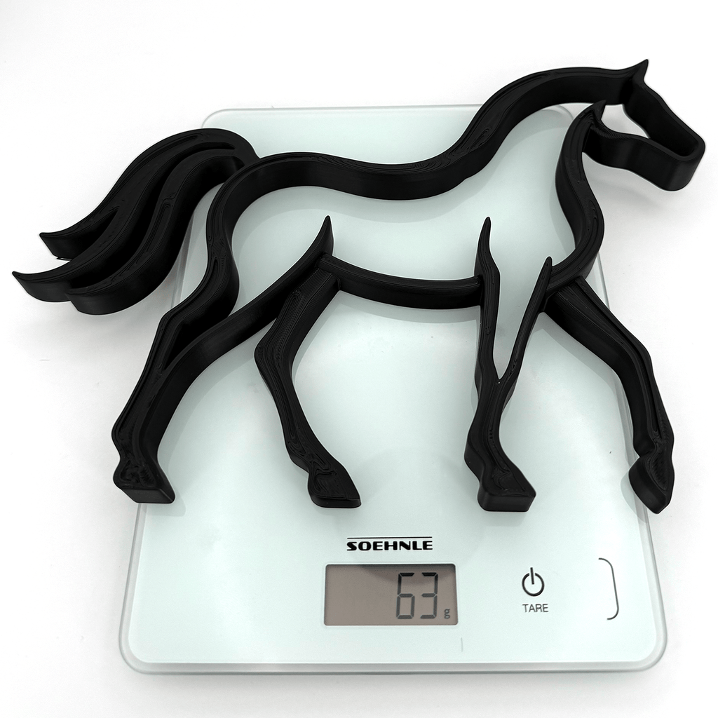 Paard Decoratie – Minimalistisch Silhouet - 3dbende