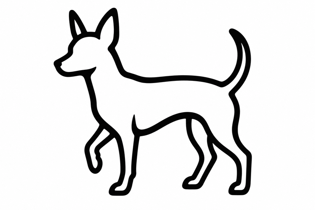Pinscher decoratie - 3dbende