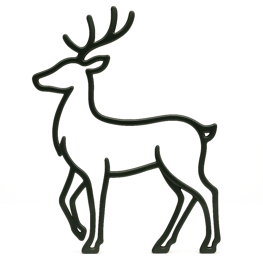 Rendier decoratie - 3dbende