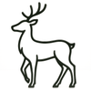 Rendier decoratie - 3dbende