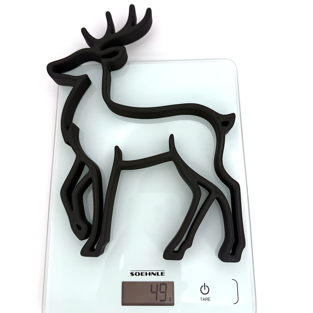 Gewicht van de rendier decoratie - 3dbende