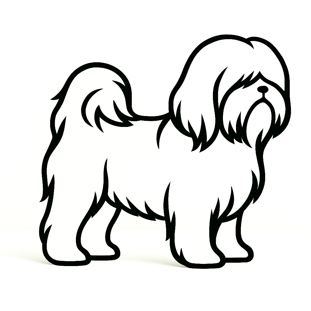 Shih Tzu decoratie - 3dbende