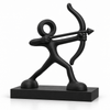 Sterrenbeeld Boogschutter met zwart voetstuk van 15 × 3 × 2 cm