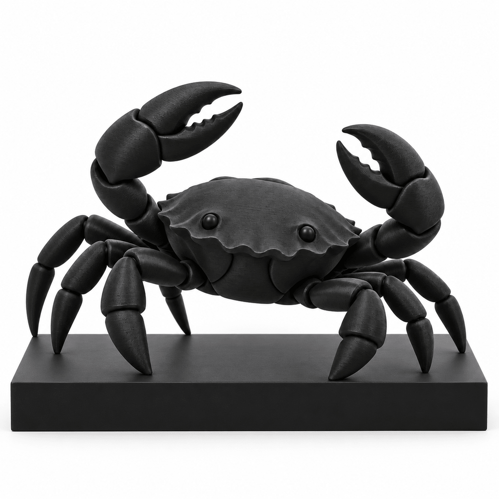 Sterrenbeeld Kreeft met zwart voetstuk van 15 × 3 × 2 cm