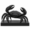Sterrenbeeld Kreeft met zwart voetstuk van 15 × 3 × 2 cm