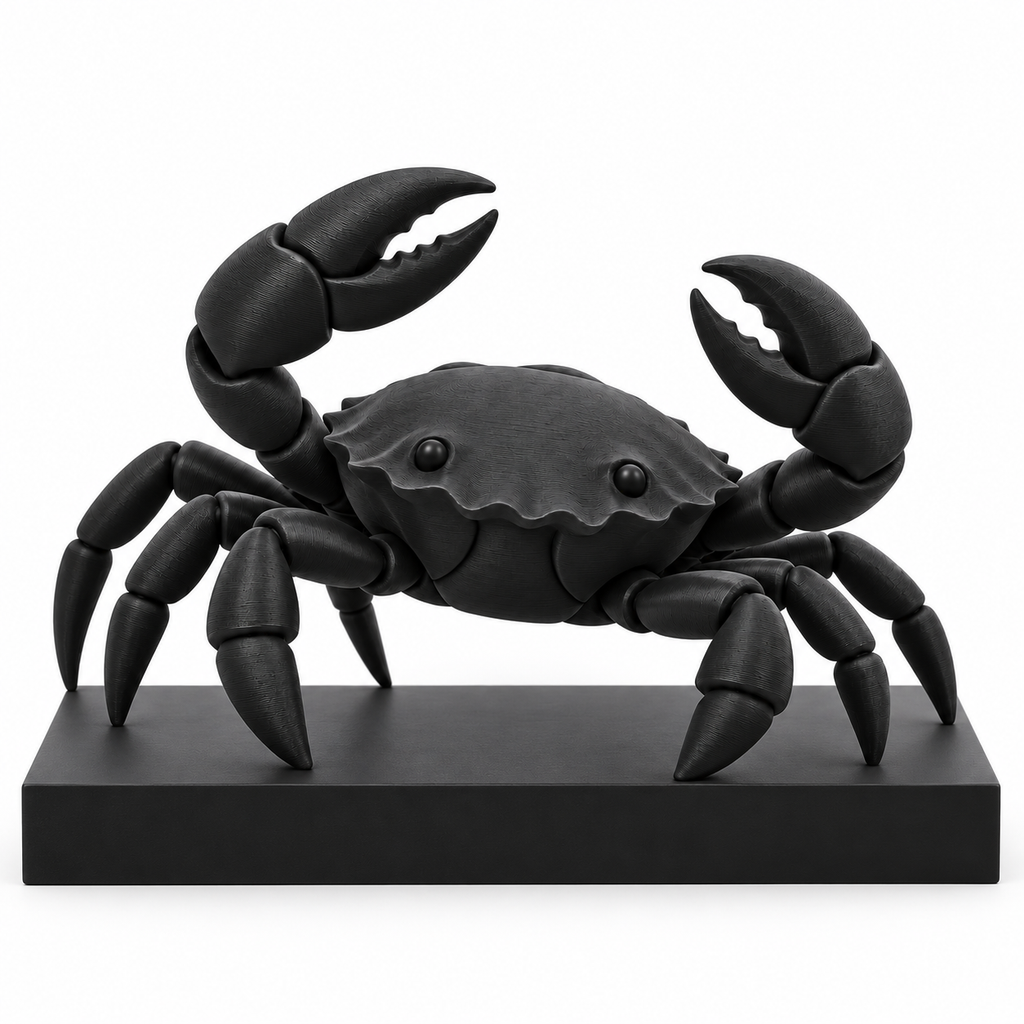 Sterrenbeeld Kreeft met zwart voetstuk van 15 × 3 × 2 cm
