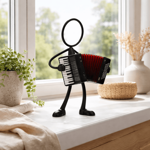 Stickyman Accordeon Speler - 3dbende