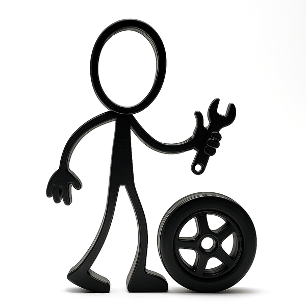 Stickyman Automonteur - 3dbende