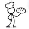 Stickyman Bakker - 3dbende