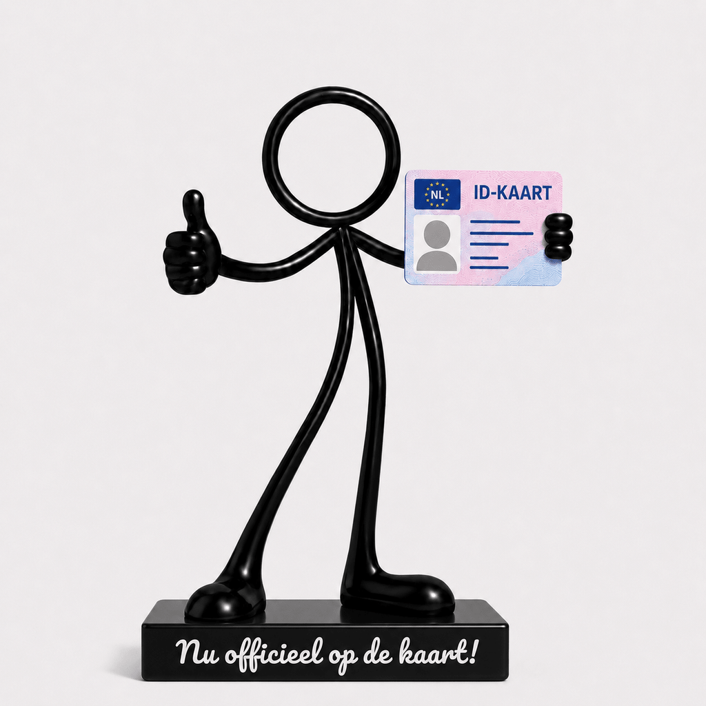 Stickyman Bedankt – Persoonlijk bedankje - 3dbende