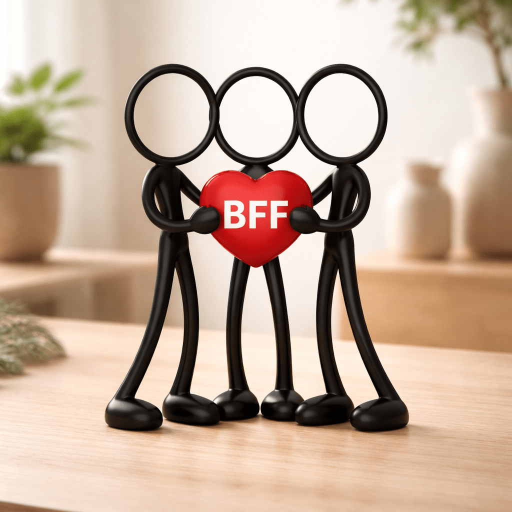 Stickyman BFF Trio (3 vrienden) - 3dbende