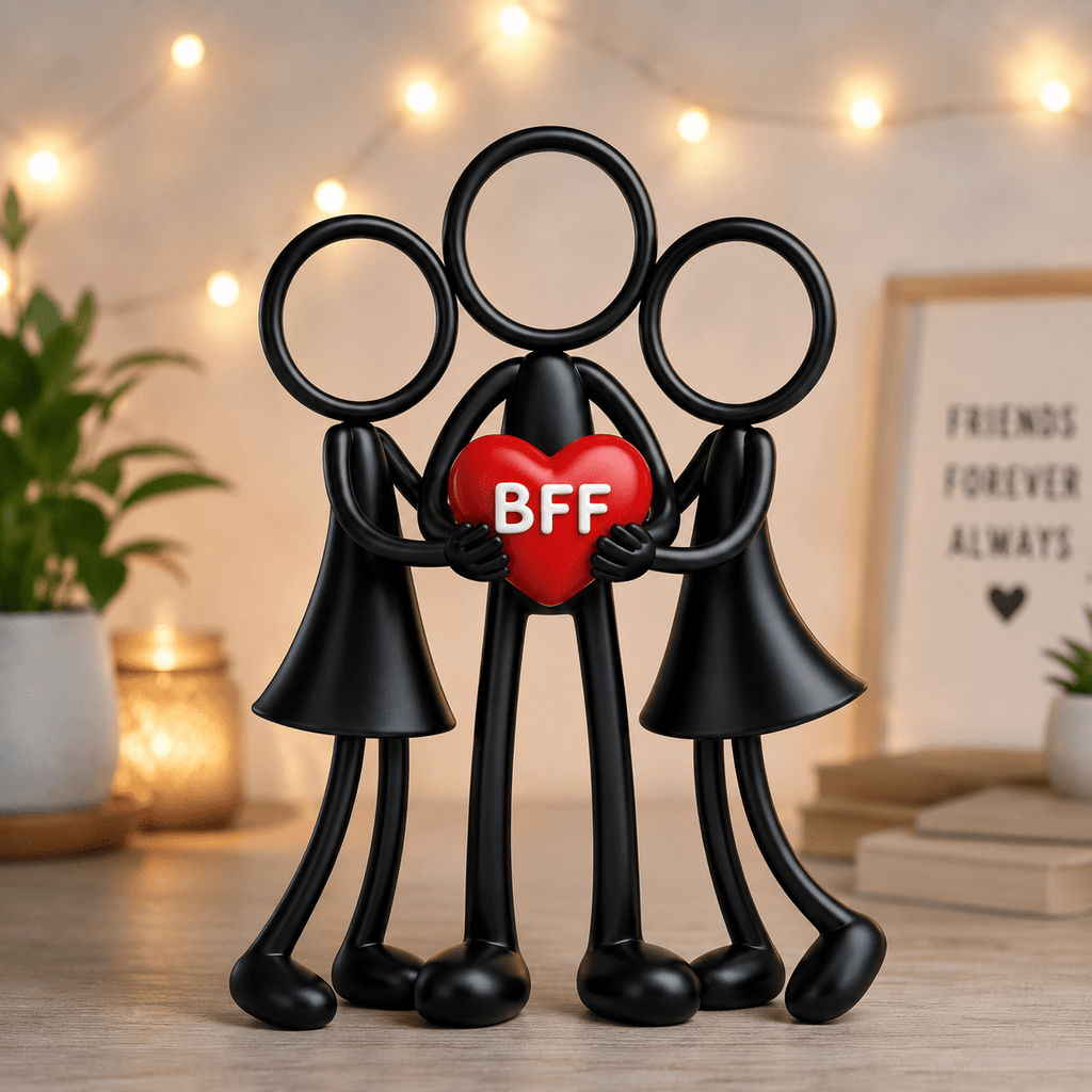Stickyman BFF Trio (mix vriendinnen & vrienden) - 3dbende