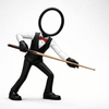 Stickyman Biljarter – Limited Edition - 3dbende