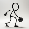 Stickyman Bowling - 3dbende