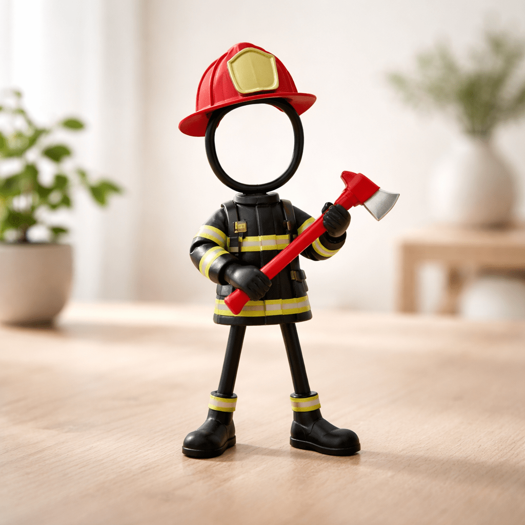 Stickyman Brandweerman – Limited Edition - 3dbende