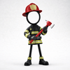 Stickyman Brandweerman – Limited Edition - 3dbende