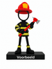 Stickyman Brandweerman – Limited Edition - 3dbende