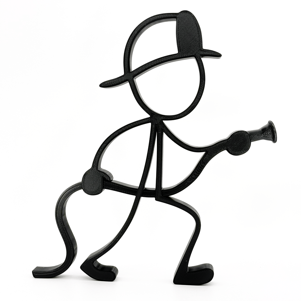 Stickyman Brandweerman met Slang - 3dbende