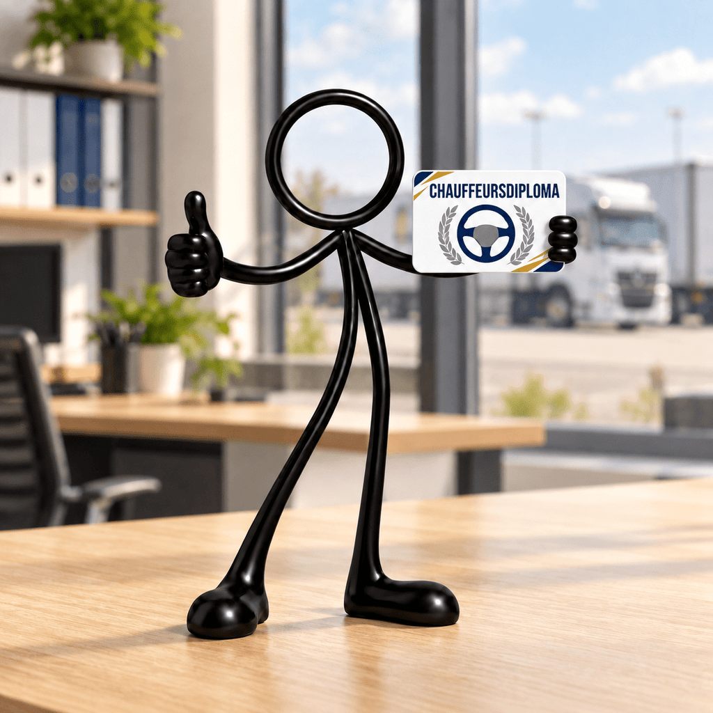 Stickyman chauffeur in bijpassende sfeer