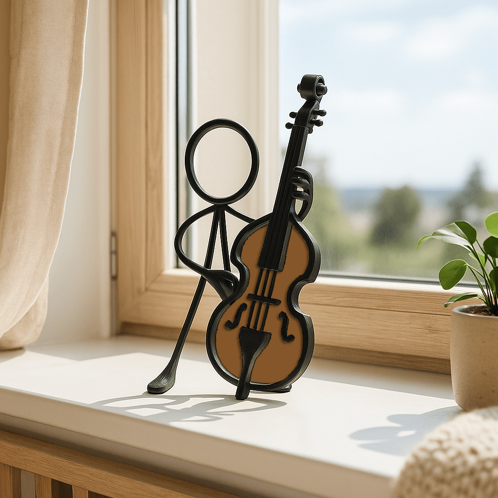 Stickyman Contrabasmuzikant - 3dbende