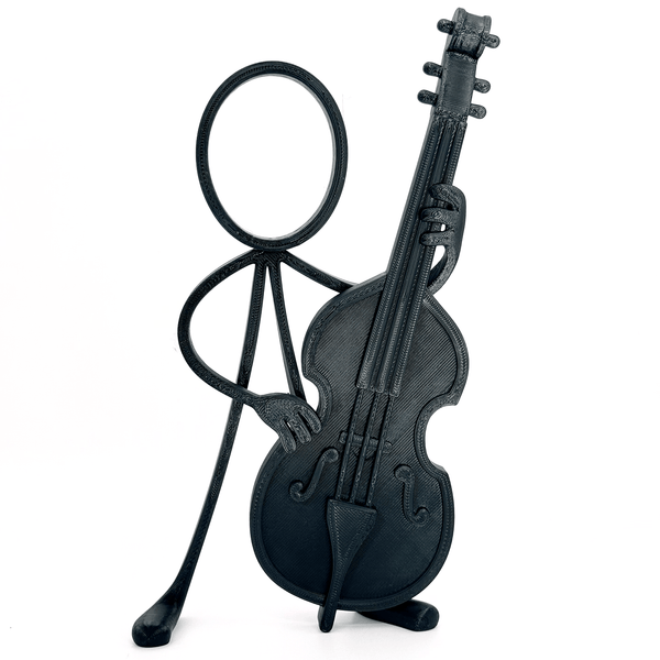 Stickyman Contrabasmuzikant