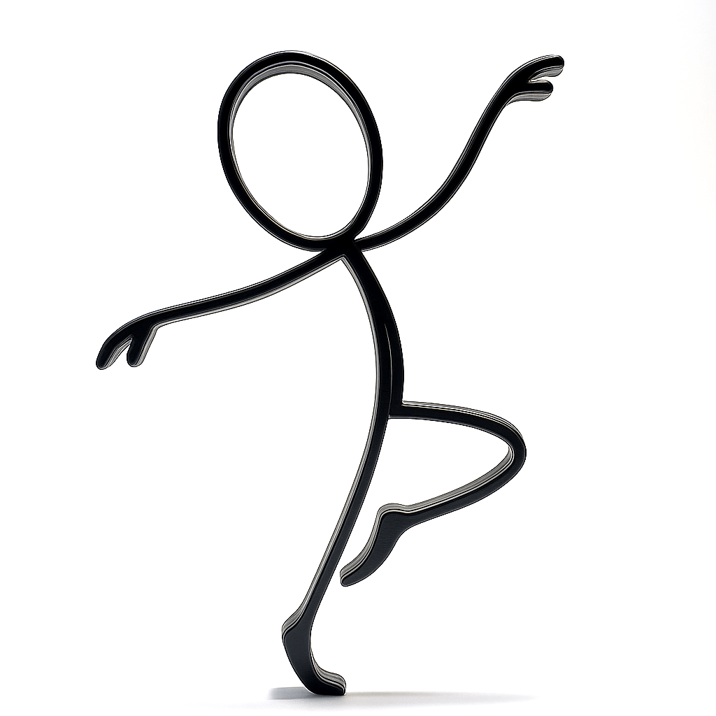 Stickyman Danser – Beweging in Balans - 3dbende