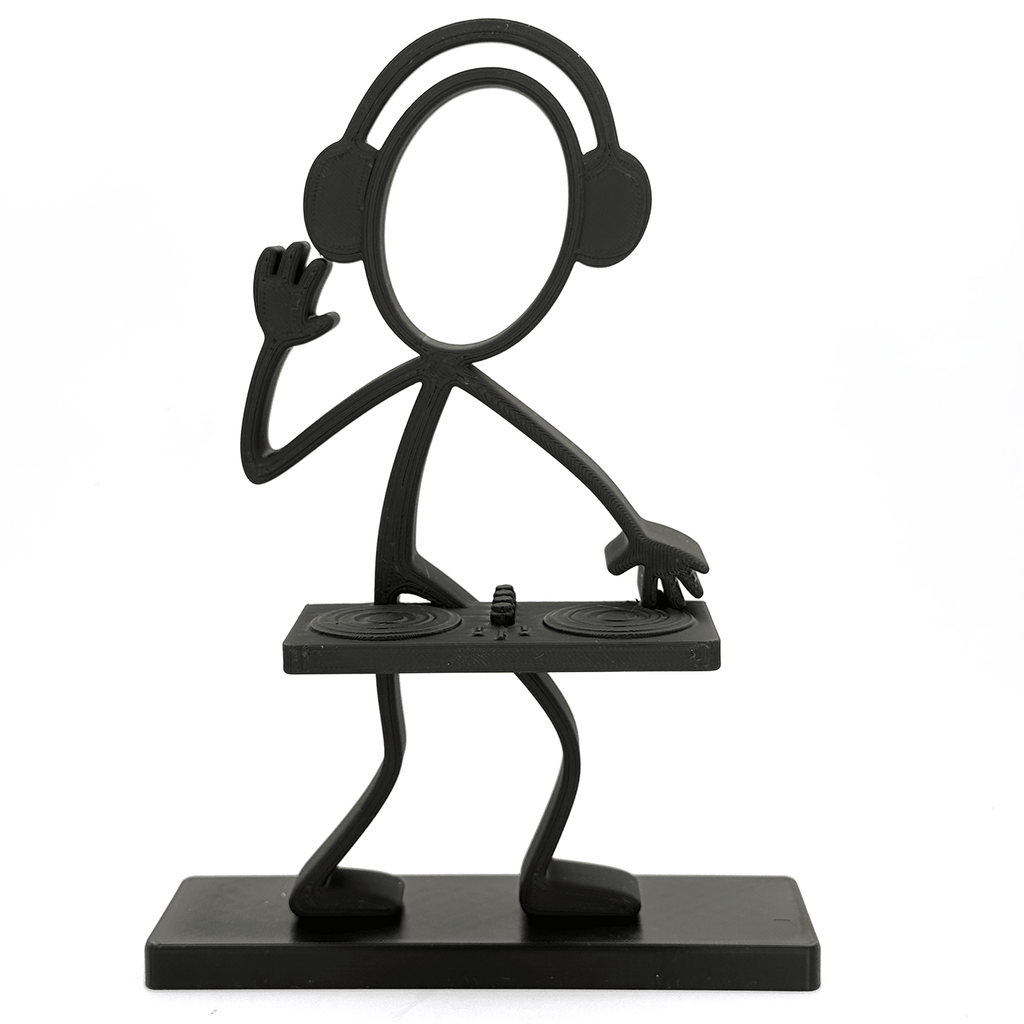 Stickyman DJ – Discjockey Muziekfiguur voor Muziekliefhebbers - 3dbende
