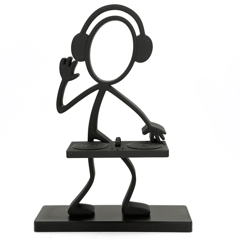 Stickyman DJ – Discjockey Muziekfiguur voor Muziekliefhebbers