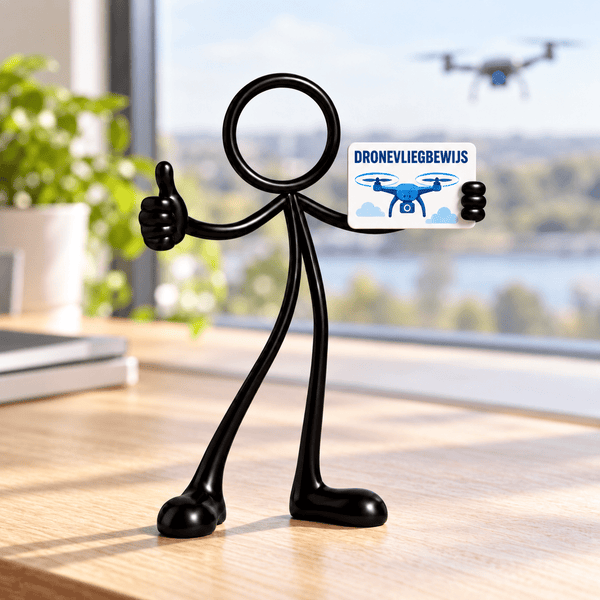 Stickyman drone in bijpassende sfeer