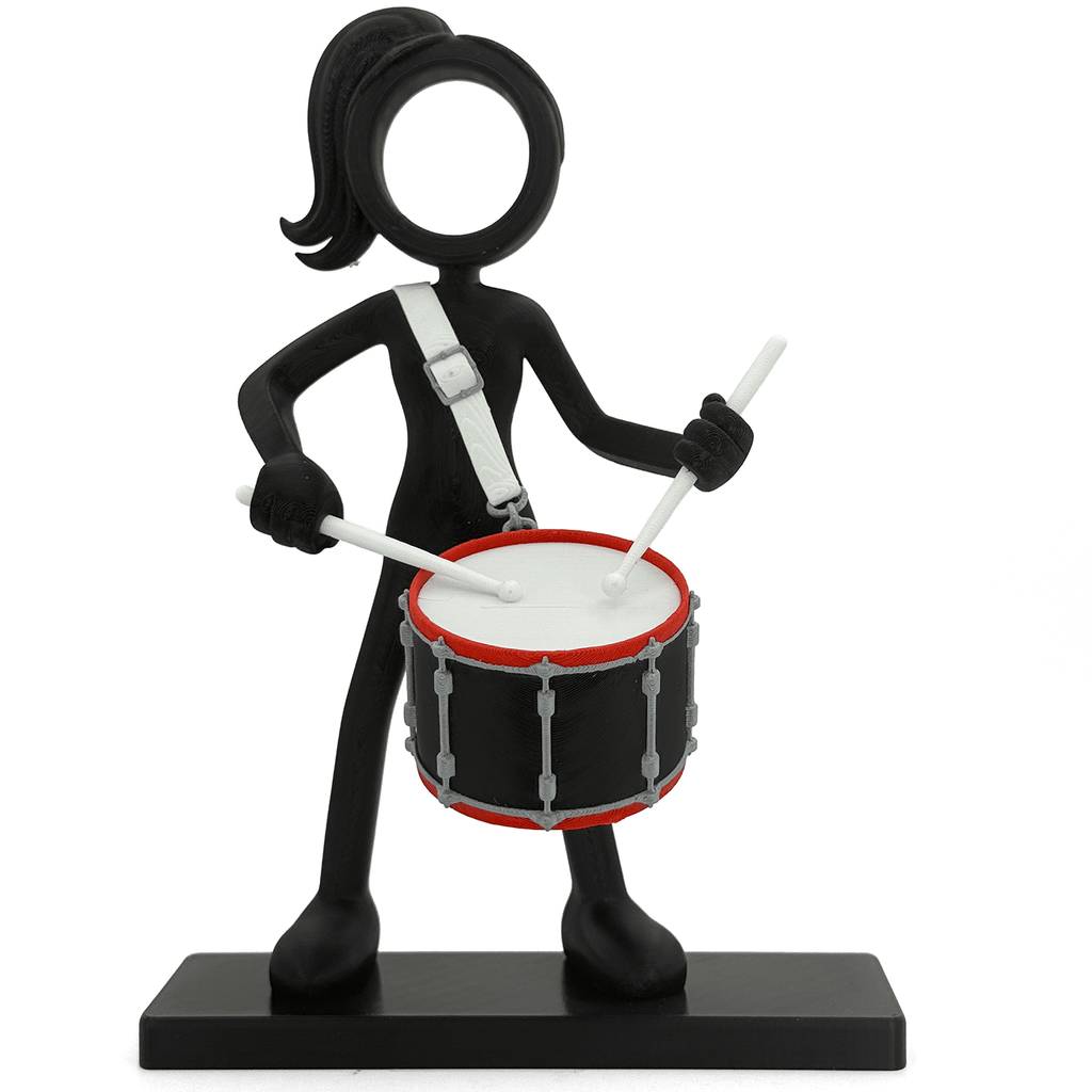 Stickyman Drum Snare Vrouw - 3dbende