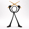 Stickyman Drummer Decoratie - 3dbende