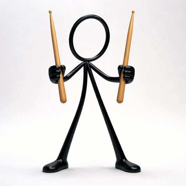 Stickyman Drumstok Drummer - 3dbende