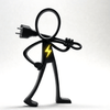 Stickyman Elektricien - 3dbende