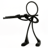 Stickyman Fluitist Decoratie – Minimalistisch Muziekbeeld - 3dbende