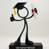 Stickyman Geslaagd Decoratie – Afstudeer Cadeau met Diploma - 3dbende