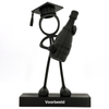 Stickyman Geslaagd met Champagne – Minimalistische Diploma Decoratie - 3dbende
