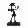 Stickyman Geslaagd Vrouw – cadeau met diploma - 3dbende