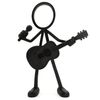 Stickyman Gitarist met Microfoon - 3dbende