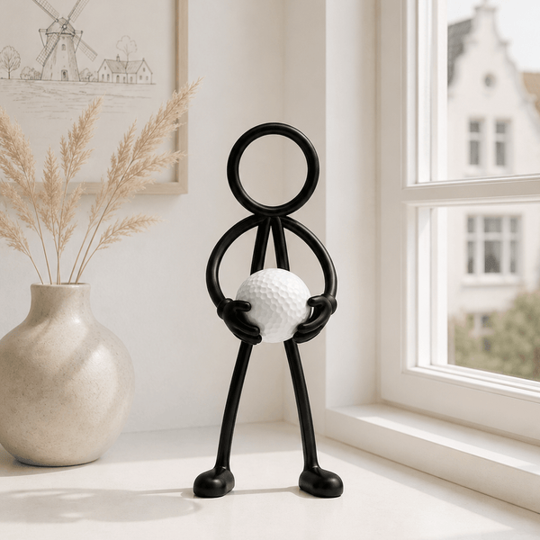Stickyman Golfbal Decoratie - 3dbende