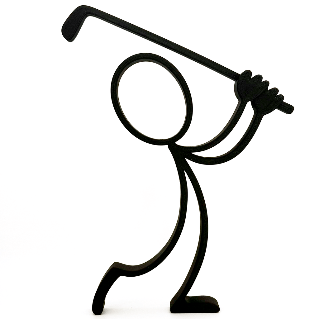 Stickyman Golfer - 3dbende
