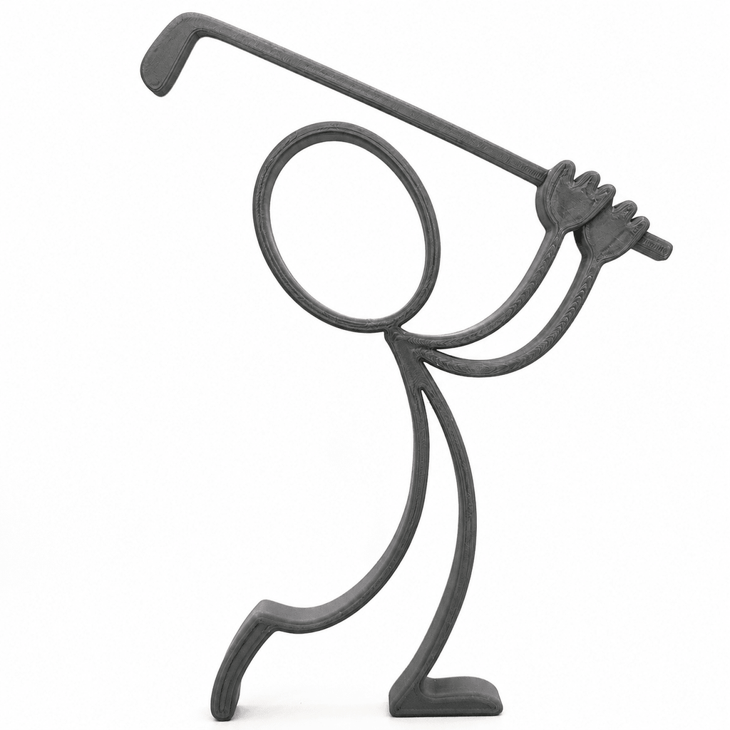 Stickyman Golfer - 3dbende