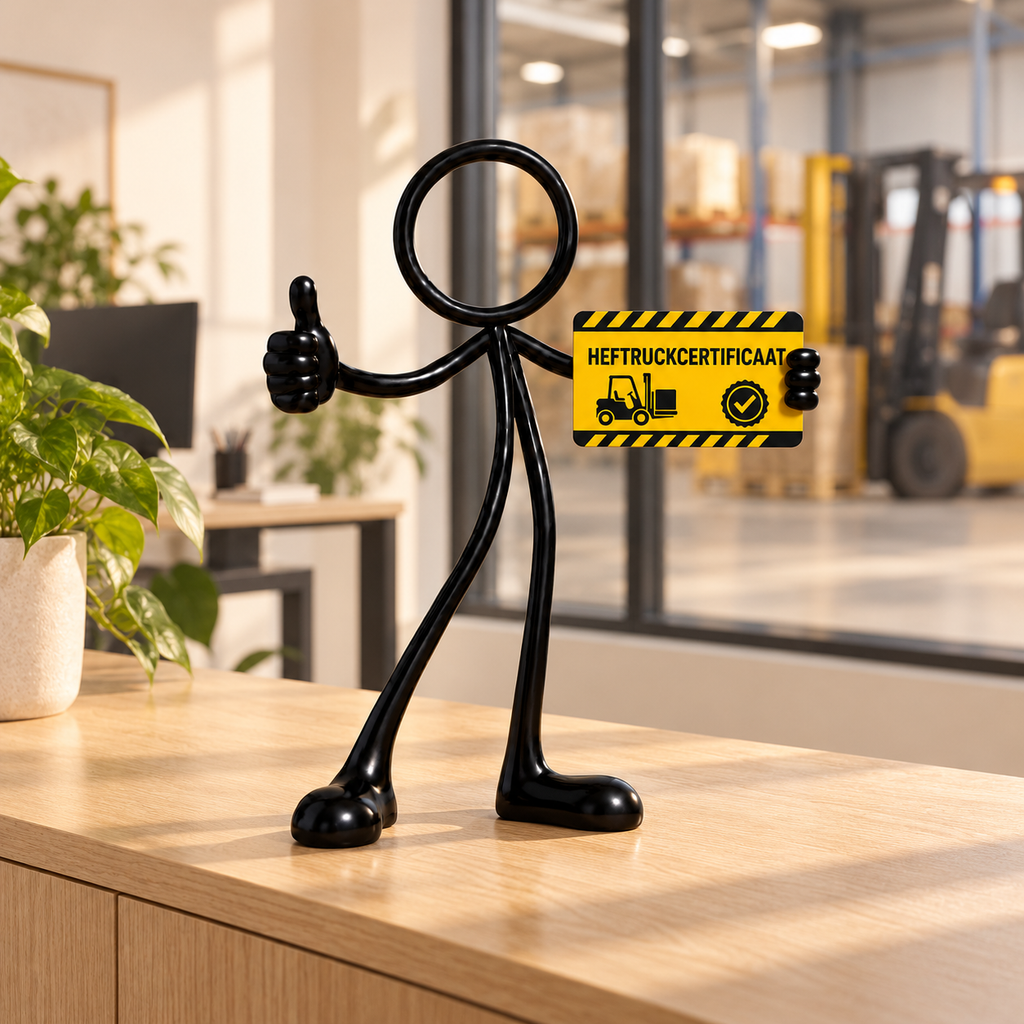Stickyman HEFTRUCK in passende sfeer