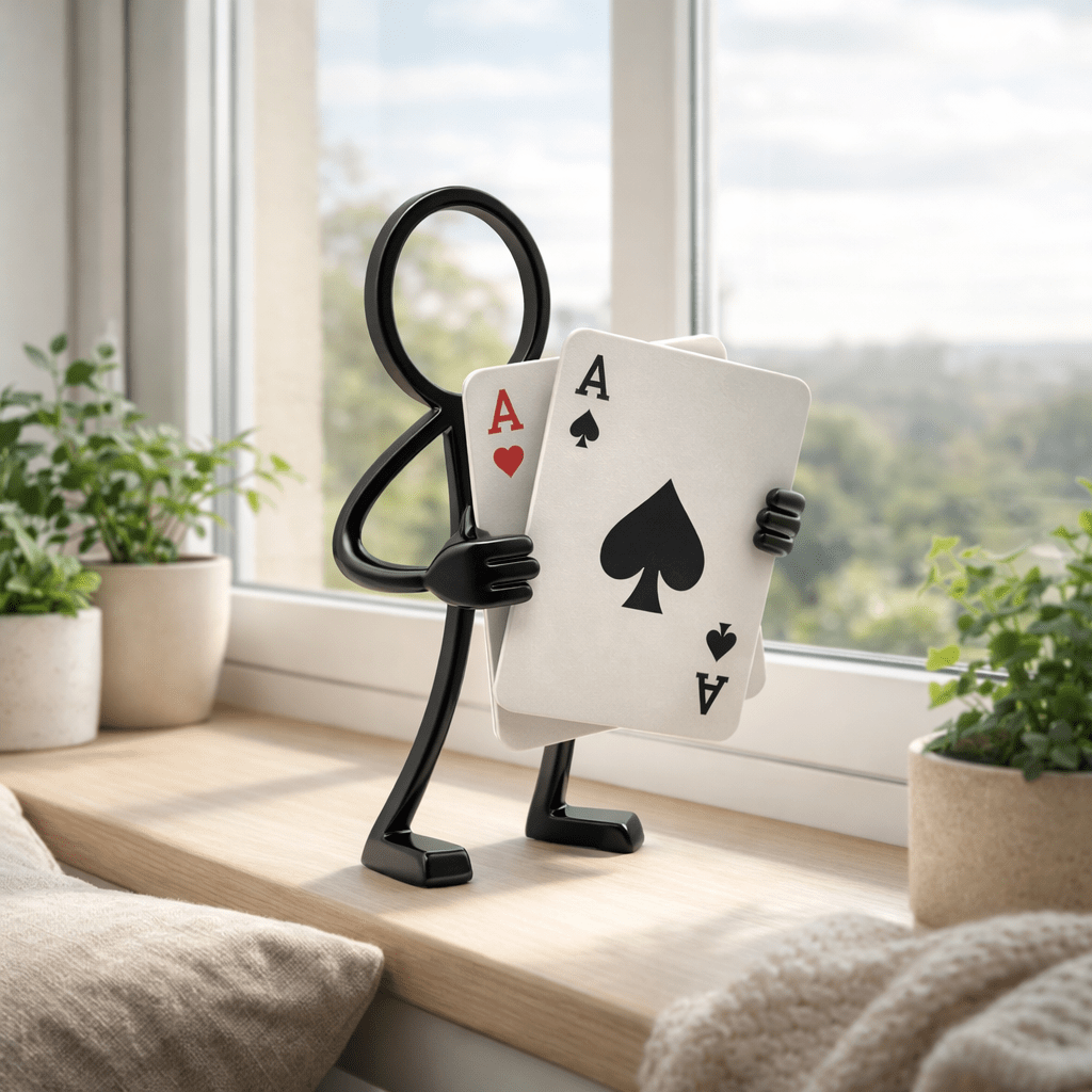 Stickyman Kaartspeler - 3dbende