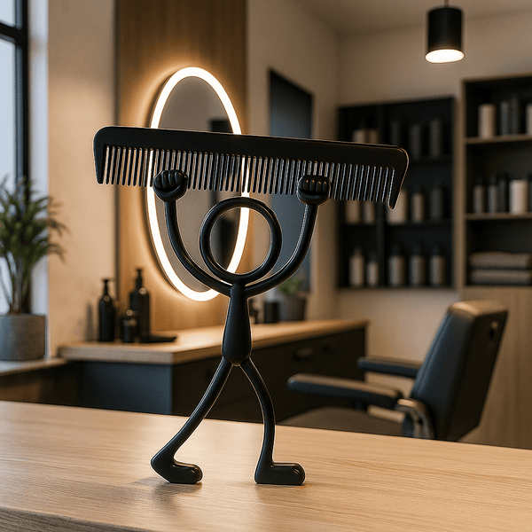 Stickyman Kapper met Grote Kam - 3dbende