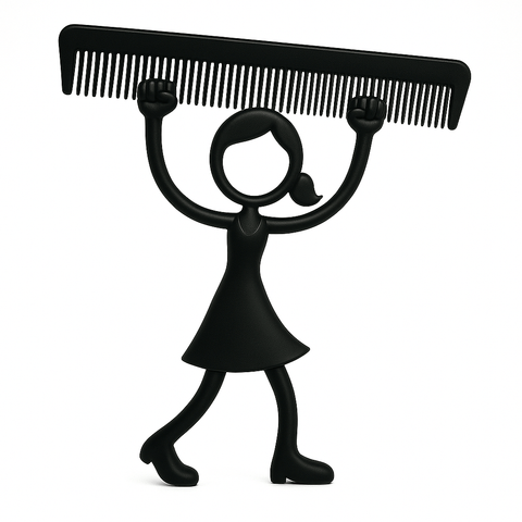 Stickyman Kapster met Grote Kam