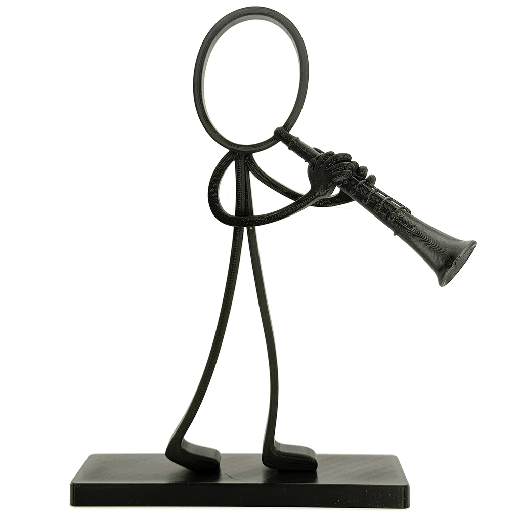 Stickyman Klarinettist - 3dbende